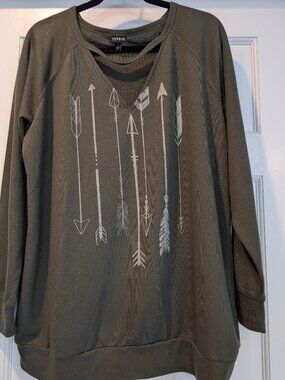 Olive Green Torrid Top